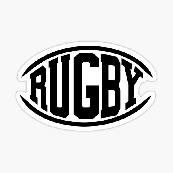 Ball Rugby Stickers | Redbubble