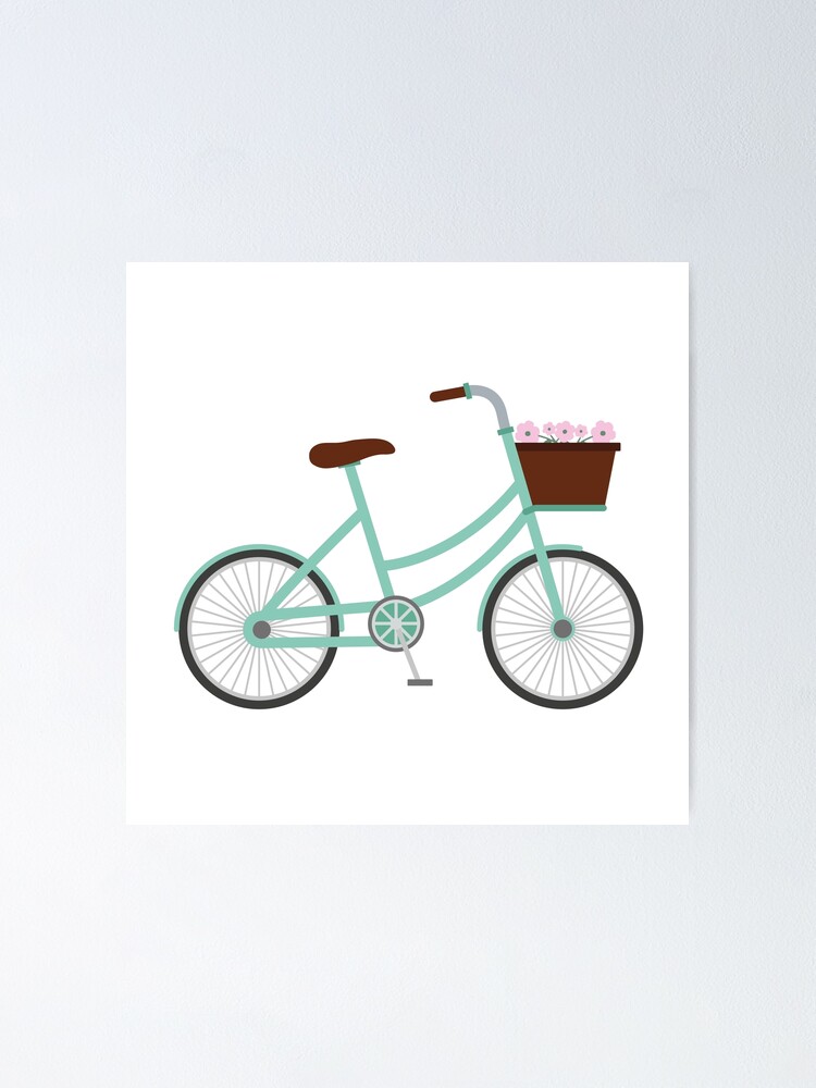 mint green bicycle