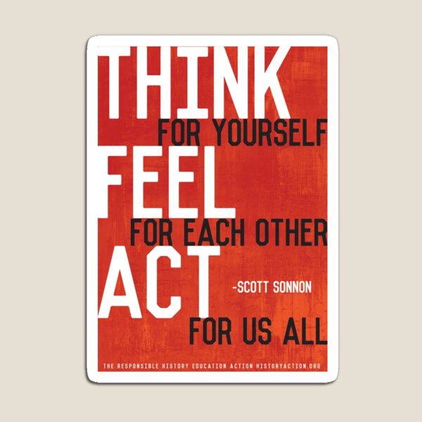 Think, Feel, Act Magnet