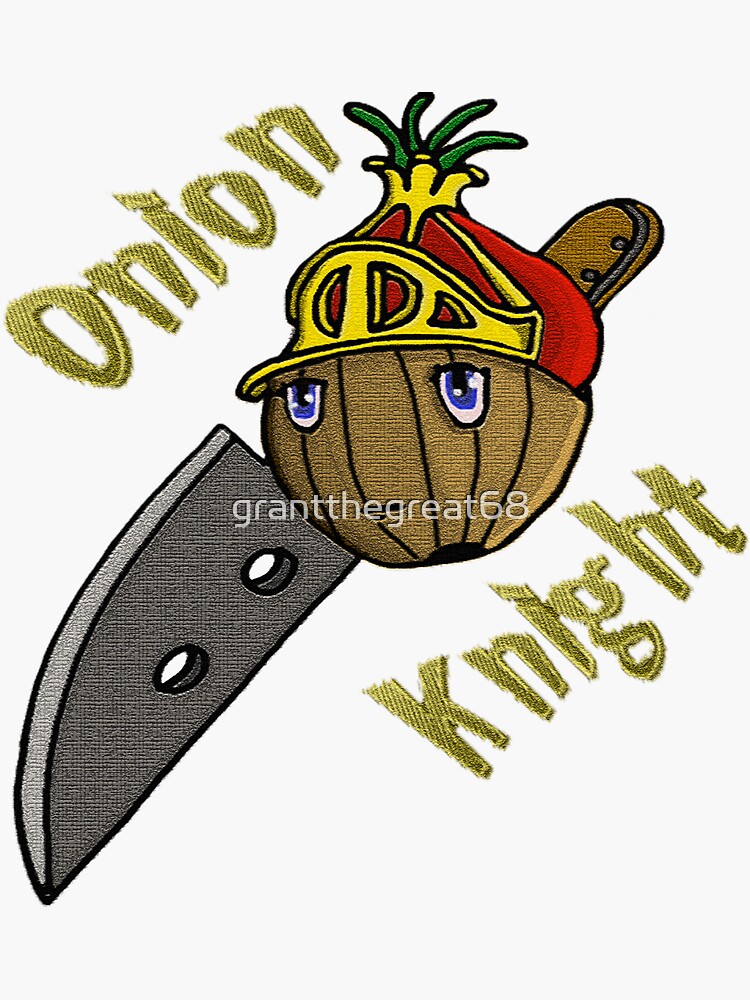 Thumbnail 3 of 3, Sticker, Onion Knight designed and sold by grantthegreat68.