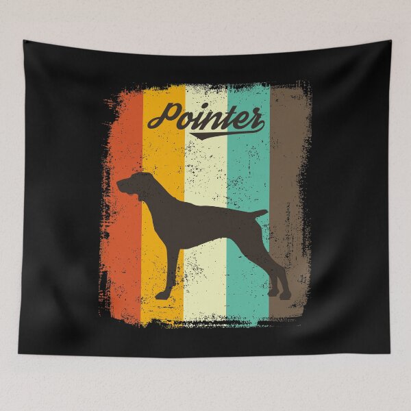 Artikelvorschau, Pointer Retro 70er Jahre Vintage Hund Liebhaber Geschenk entworfen und verkauft von cgocgy.