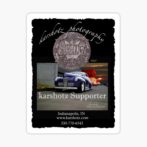 Supporter of Karshotz Photography Sticker