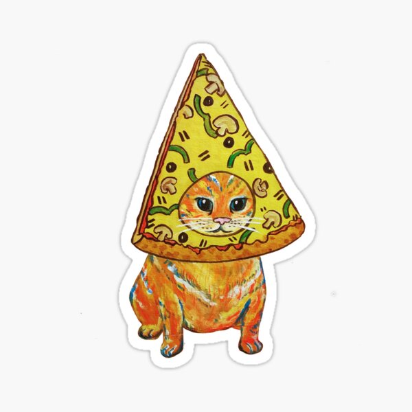 pizza gato Sticker