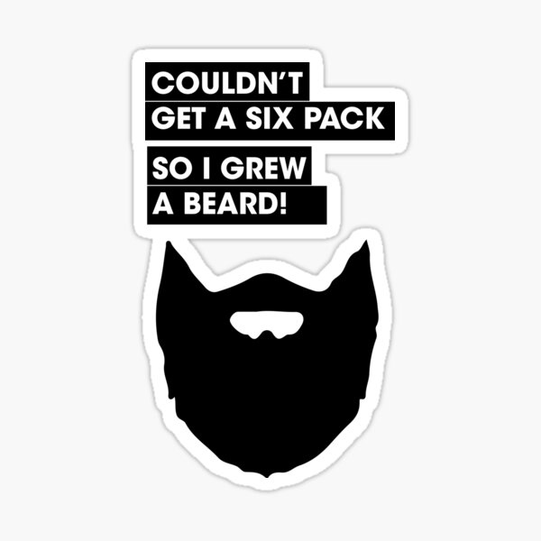 Download Beard Stickers | Redbubble