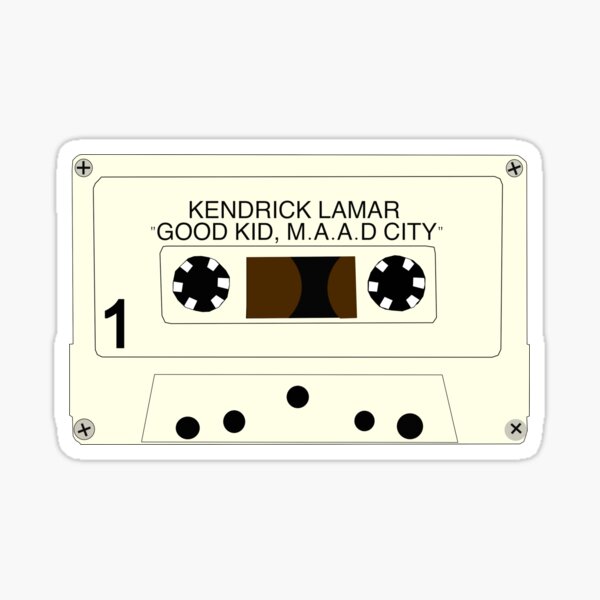 Aperçu de l'œuvre bon enfant, maad city - cassette créée et vendue par conorr667.
