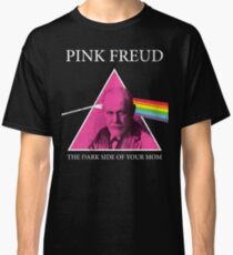 Camiseta clásica El lado oscuro de Freud rosa de tu mamá