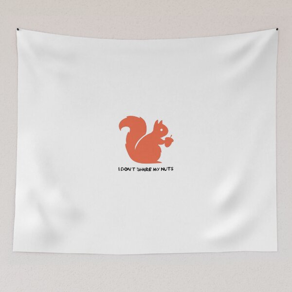 Item preview, Funny squirrel I don’t share my nuts design designed and sold by PalazzolaDesign.