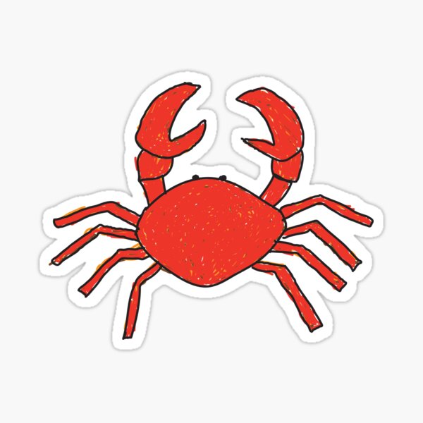 Crab Sticker