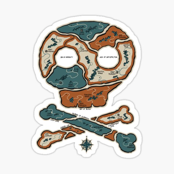 Islas de los Vivos II Sticker