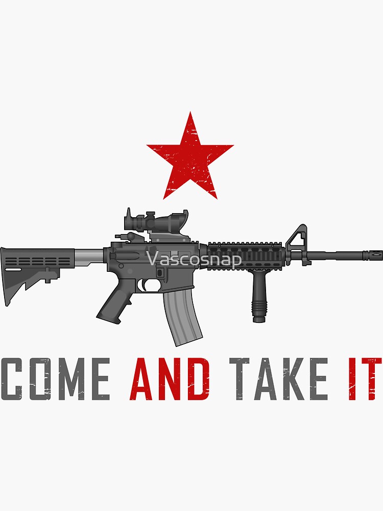 And Take it Gonzales" Sticker for Sale by Vascosnap Redbubble