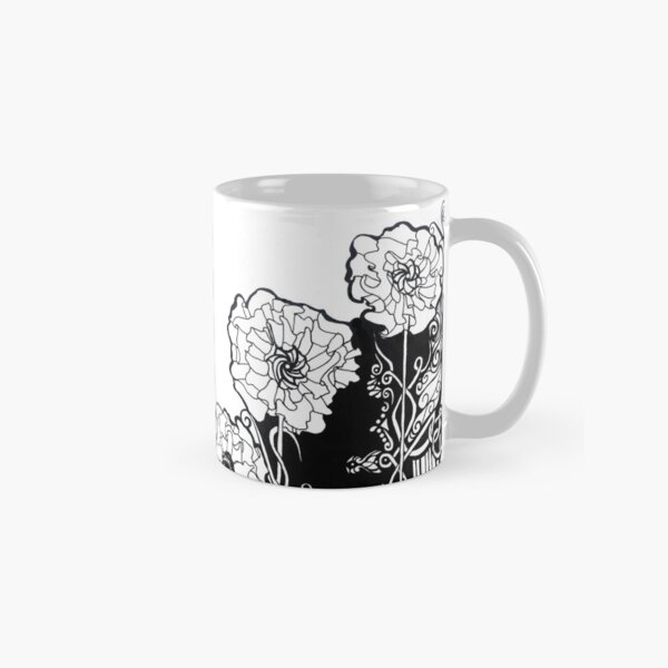 Celtic Poppy Design Classic Mug