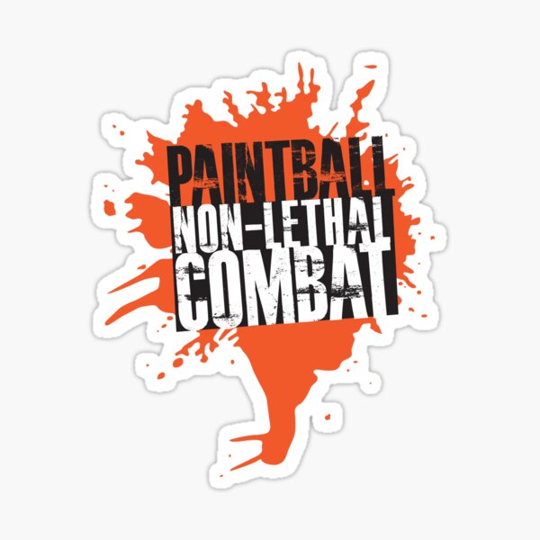 Vista previa del artículo con la obra «Paintball ... Combate no letal», diseñado y vendido por dtkindling.
