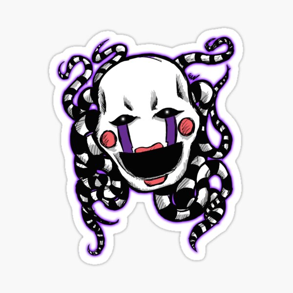 Puppet fnaf Sticker for Sale by Star S2 Arts