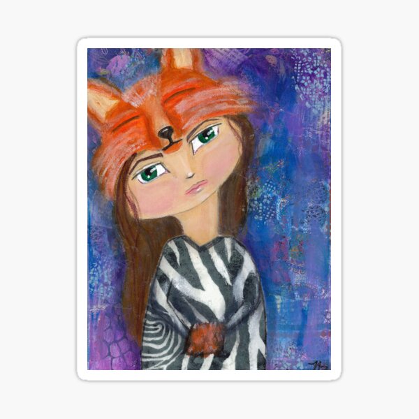 Wild Child Series "Foxy Lady" Sticker