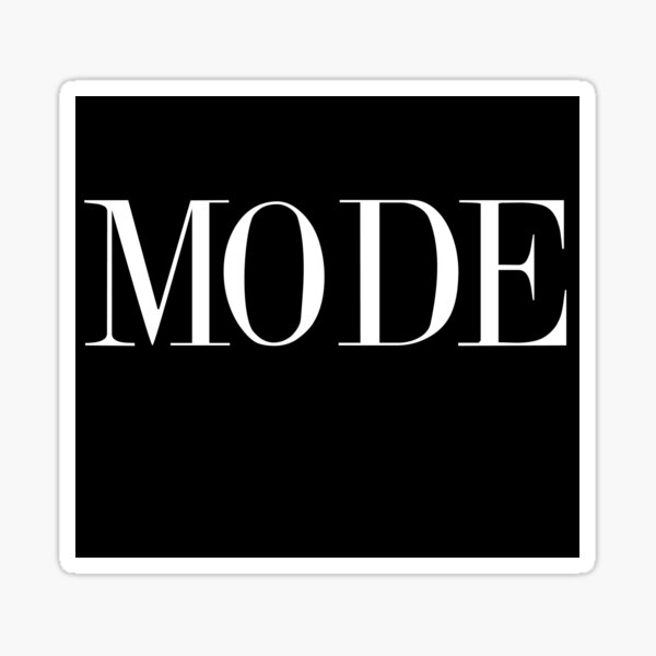 MODE - Ugly Betty (black) Sticker