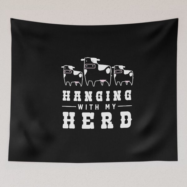 Item preview, Hanging With My Herd Cow  designed and sold by MooonTees.