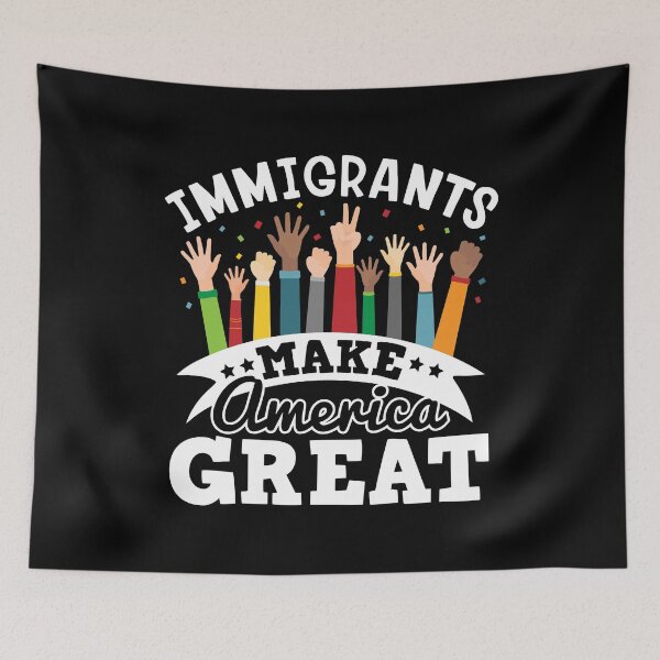 Item preview, Pride Immigrants Make America Great Print Gift designed and sold by inspiredtrend.