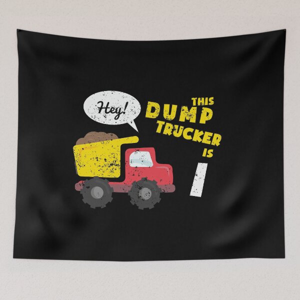 Item preview, 1st Birthday Shirt First Birthday Party Shirt Toddler Kids Dump Truck Construction Shirt designed and sold by KentuckyGirlTee.