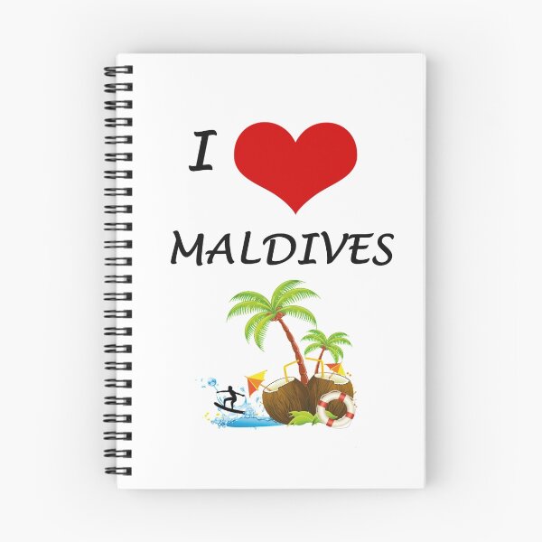 Item preview, I LOVE MALDIVES designed and sold by Vitalia.