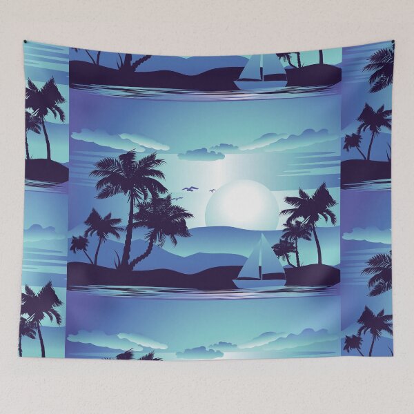 Item preview, Palm Tree at Night 5 designed and sold by AnnArtshock.