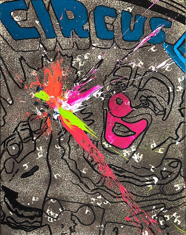 "Sledgehammer Explosion" by Chris Crewe Redbubble