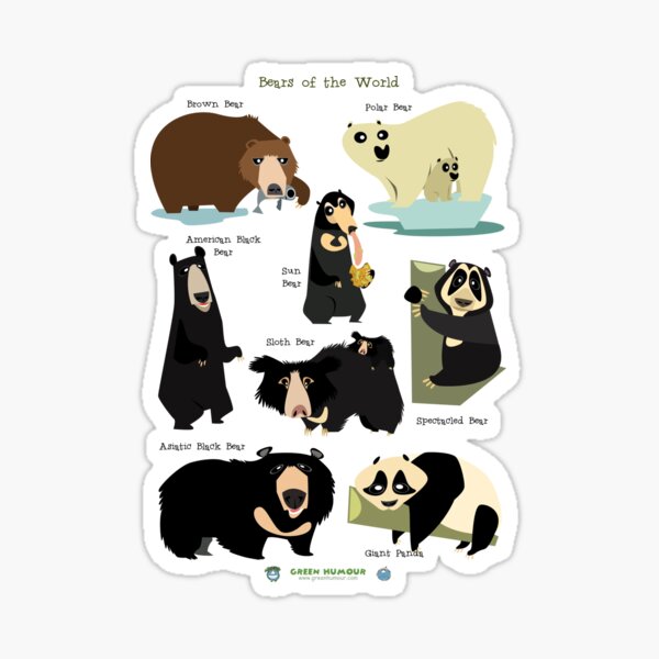 Item preview, Bears of the World designed and sold by Green Humour.