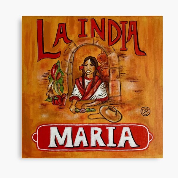 La India Maria Acrylic on Canvas 16x20in