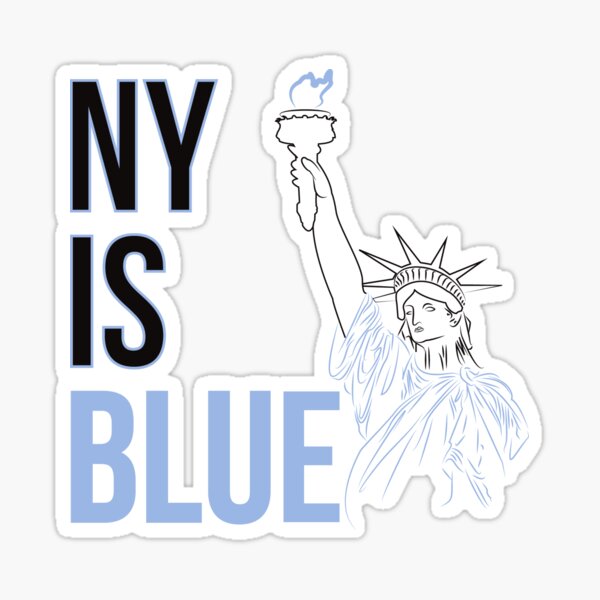 Artikel-Vorschau von NY ist blau, designt und verkauft von JustGoose.