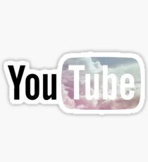Pastel Sky YouTube Logo Sticker