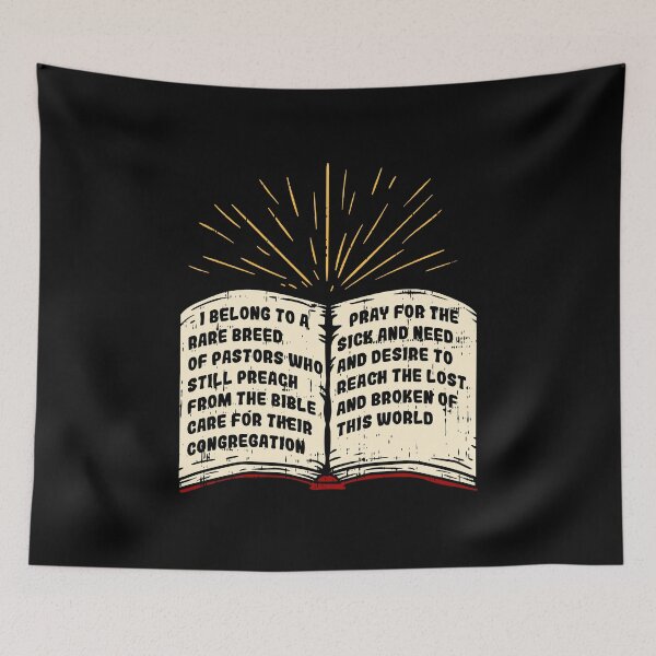 Item preview, I Belong To A Rare Breed Of Pastors Jesus Christ Pastor Priest God Bible Gift Idea (Graffity Version) designed and sold by SimonGs.