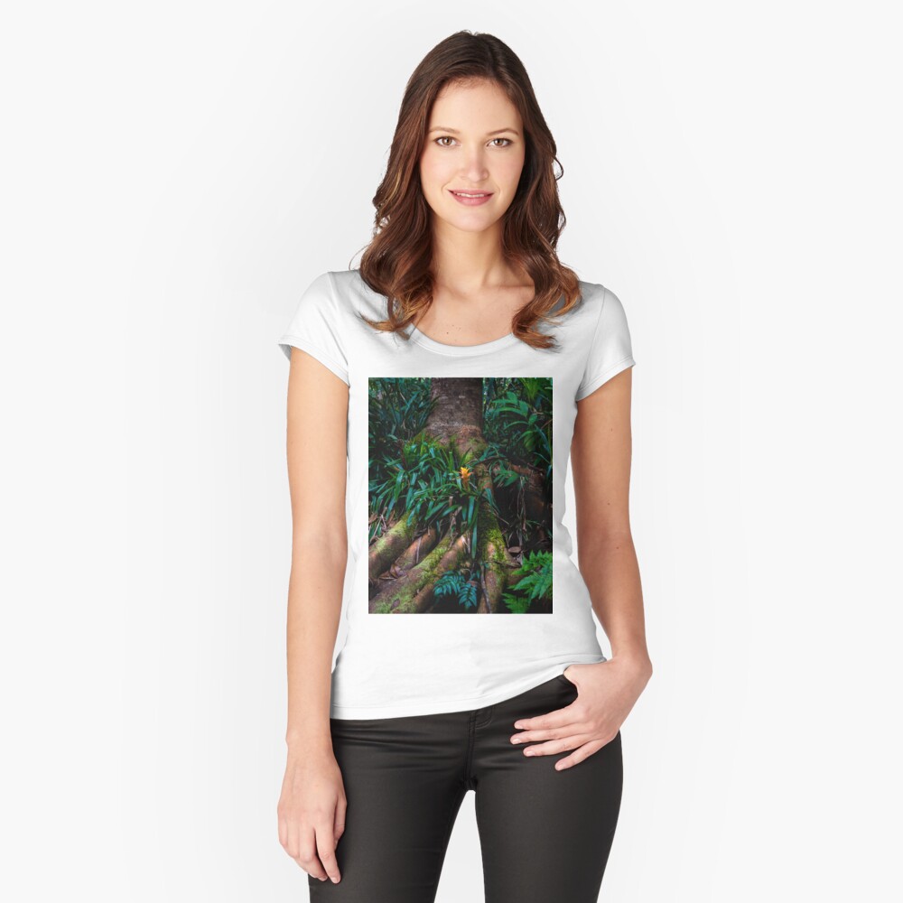 Item preview, Fitted Scoop T-Shirt designed and sold by darren-j-mcleod.