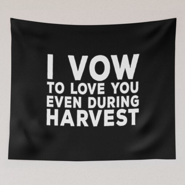 Item preview, Funny Married Farmers Quote designed and sold by DeesDeesigns.