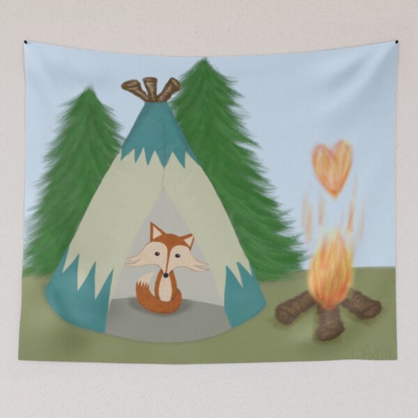 Item preview, The Lone Fox designed and sold by OneArtsyMomma.