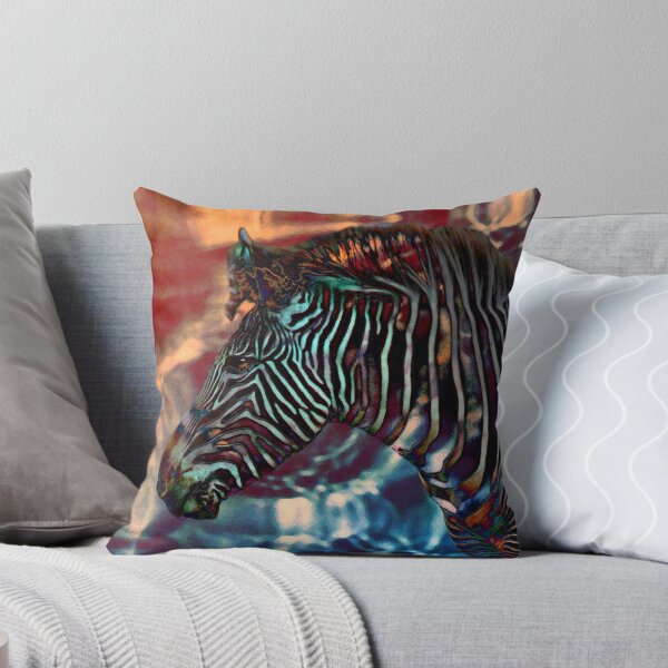 Item preview, psychedelic zebra designed and sold by Trish Hart.