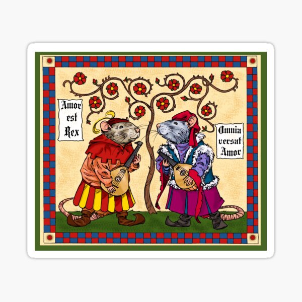 Minstrel Rats Sticker