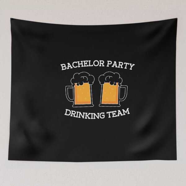 Item preview, Bachelor Party Drinking Team designed and sold by MooonTees.