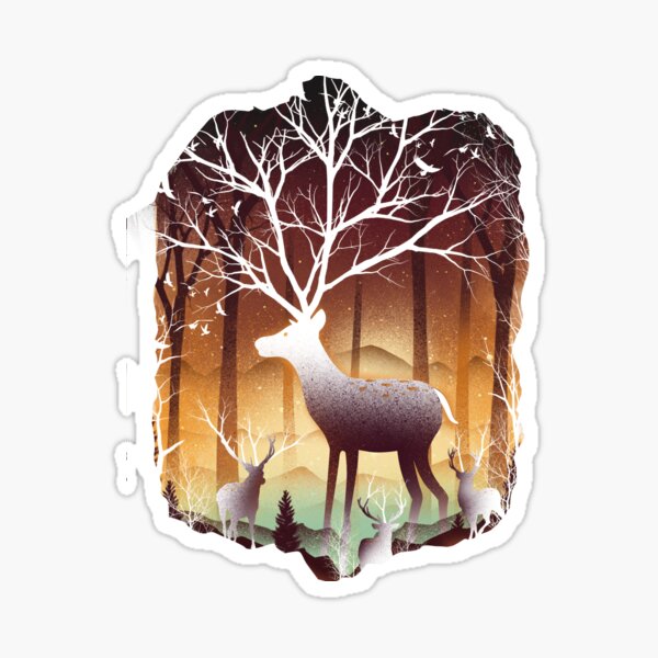 Item preview, Into the Deer Woods designed and sold by Dan Elijah Fajardo.
