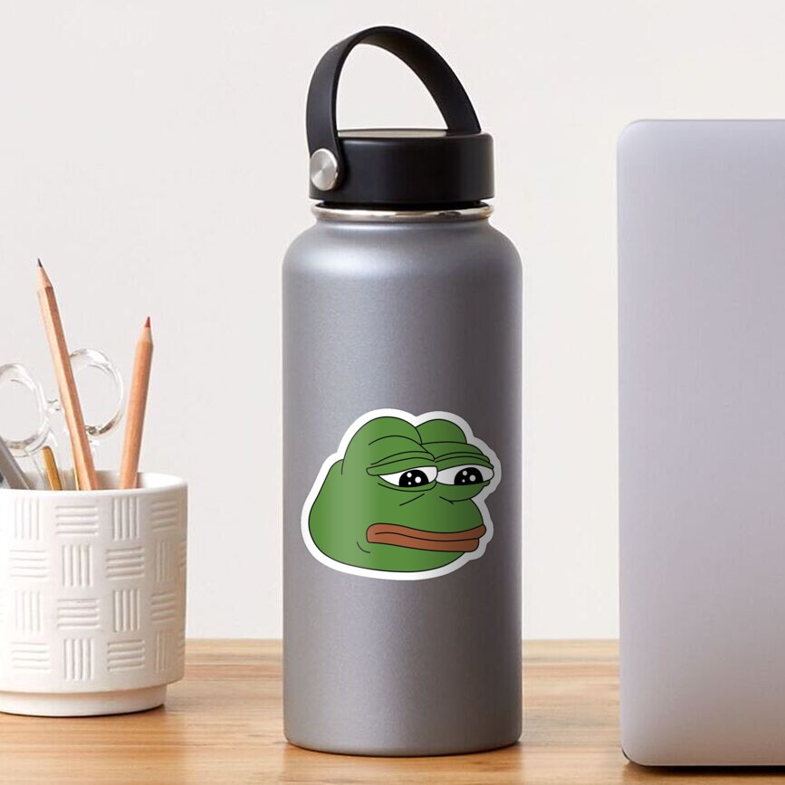 Sad Frog Meme Pepe The Frog Sticker By Swhitewat Redbubble 1684