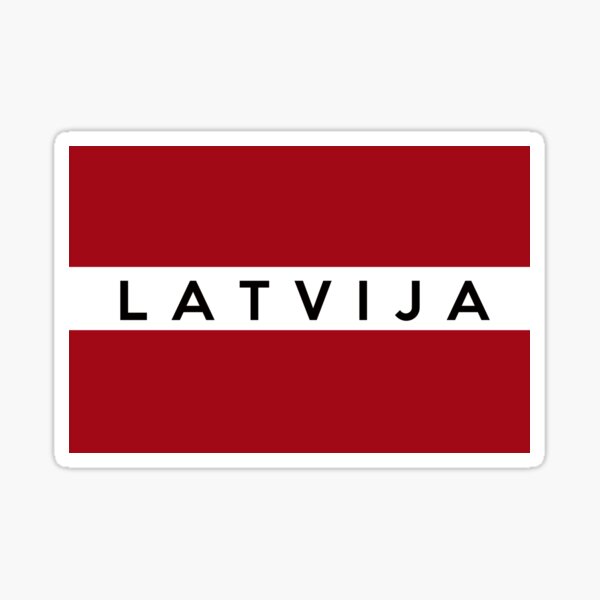  EW Designs Latvian Shocker Sticker Decal Vinyl Latvia LVA LV  Bumper Sticker Vinyl Sticker Car Truck Decal 5 : Automotive
