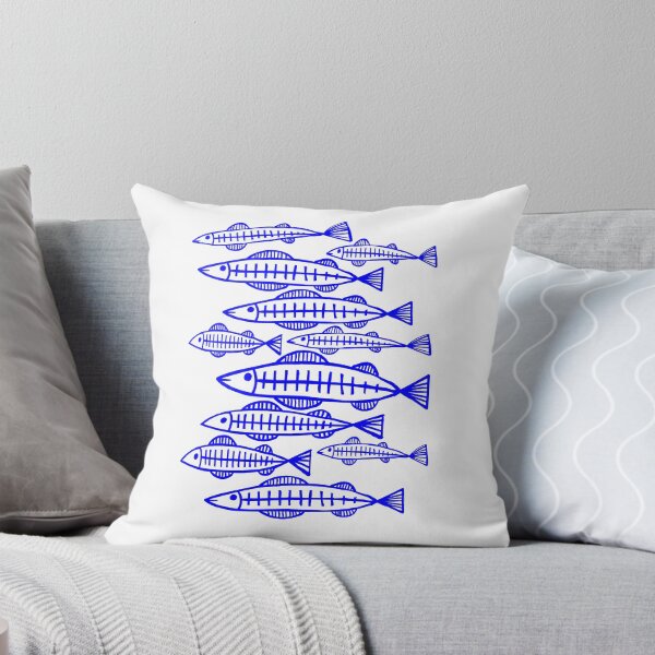 Item preview, X-Ray Fish - Blue designed and sold by Artberry.