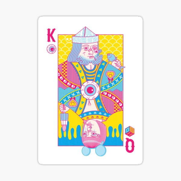 King of Nothing, Queen of Nowhere Sticker