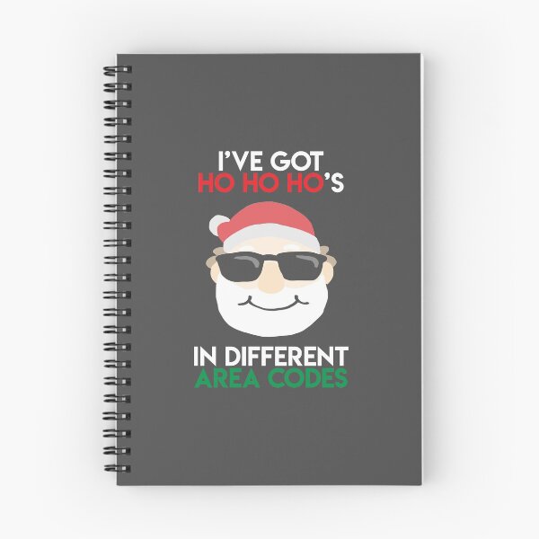 Item preview, Christmas - I've got Ho Ho Ho's In Different Area Codes (Dark) designed and sold by WordvineMedia.