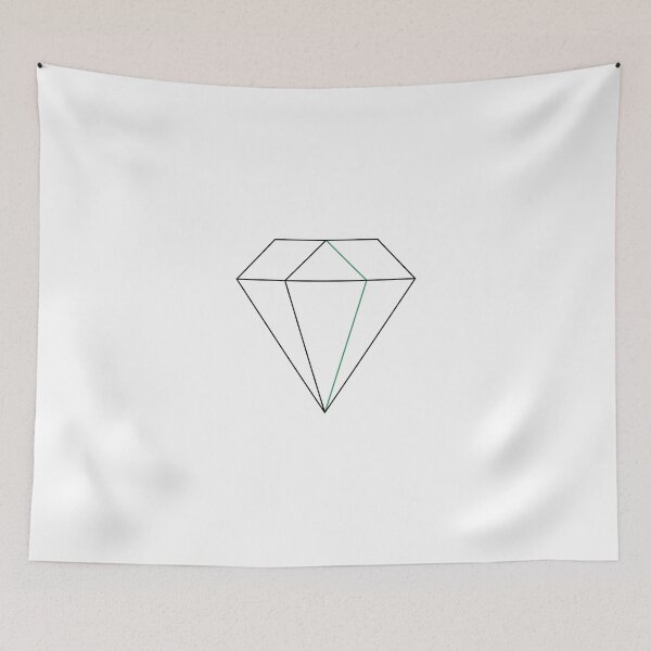 Item preview, Diamond polygon design designed and sold by KleinJenny.