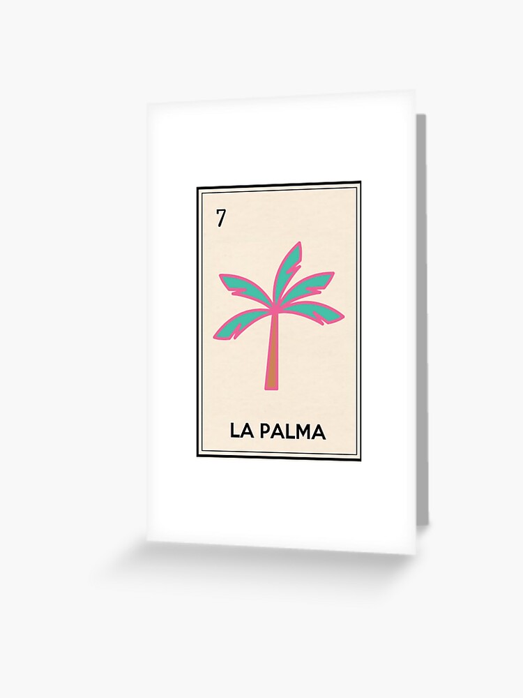 La Palma Card Loteria Shirt Palm Tree Mexican Bingo Tarot La Palma Card Loteria Shirt Palm Tree Mexican Bingo Tarot