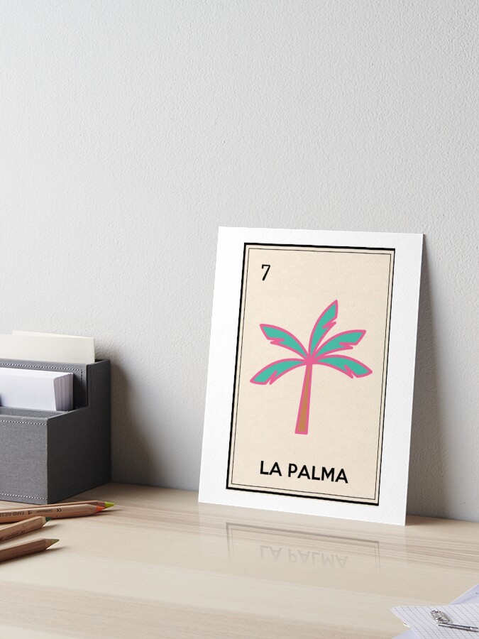 La Palma Card Loteria Shirt Palm Tree Mexican Bingo Tarot La Palma Card Loteria Shirt Palm Tree Mexican Bingo Tarot