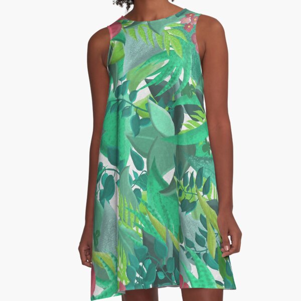 Into the jungle A-Line Dress