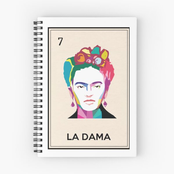 Item preview, La Dama Mexican Loteria Bingo Card designed and sold by casadeloteria.