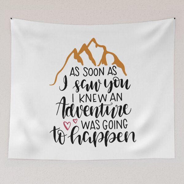 Item preview, As Soon As I Saw You I Knew An Adventure Was Going To Happen designed and sold by Anna Fok.