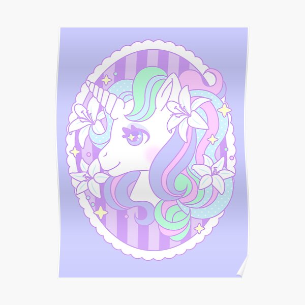 Unicorn Cameo Poster