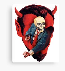 Devilhead Skullman Leinwanddruck